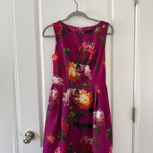 Ted Baker Purple and Green Floral Dress